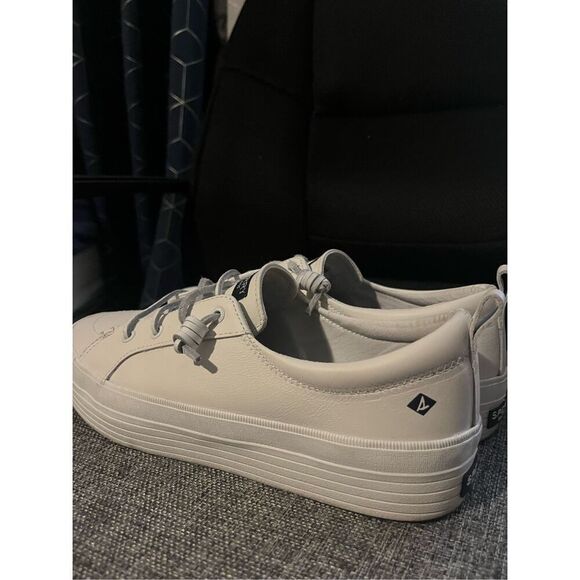 Sperry Women's Crest Vibe Leather Platform Sneakers. Size 9.5 - Picture 3 of 6